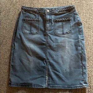 Denim skirt